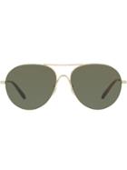 Oliver Peoples Rockmore Sunglasses - Metallic