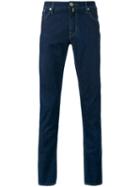 Jacob Cohen Straight Jeans, Men's, Size: 31, Blue, Cotton/viscose/polyester/spandex/elastane