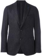 Lardini Two-button Blazer, Men's, Size: 48, Blue, Wool/cotton/cashmere/cupro
