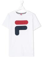 Fila Teen Logo Printed T-shirt - White