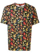 Ps By Paul Smith Floral Print T-shirt, Men's, Size: Small, Black, Cotton