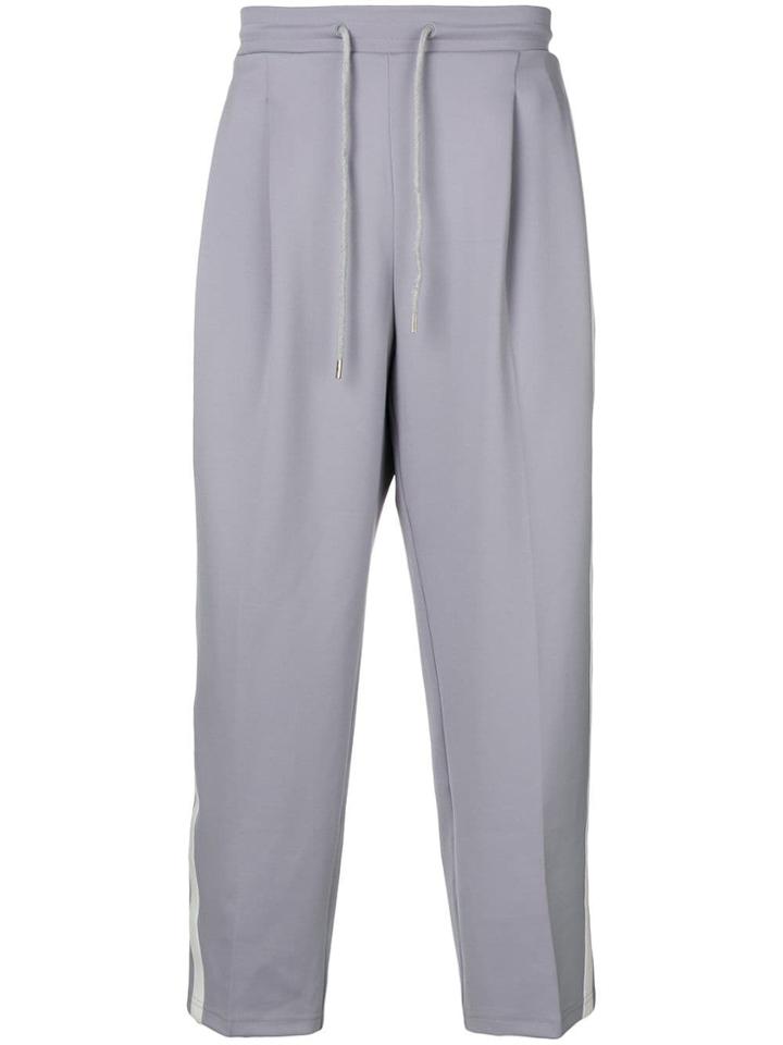 Ader Error Side Stripe Track Pants - Grey