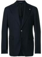 Tagliatore Textured Suit Jacket - Blue