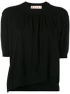 Marni - Half Sleeve Sweater - Women - Virgin Wool - 40, Black, Virgin Wool