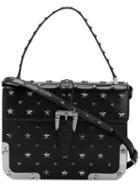 Red Valentino Star Studded Bag, Women's, Black, Cotton/leather