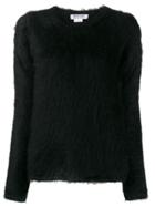 Comme Des Garçons Comme Des Garçons Long-sleeve Knit Top - Black
