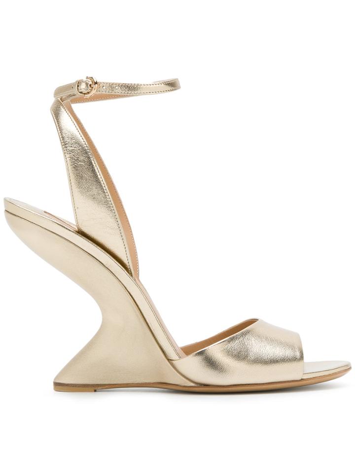 Salvatore Ferragamo Arsina Sandals - Metallic