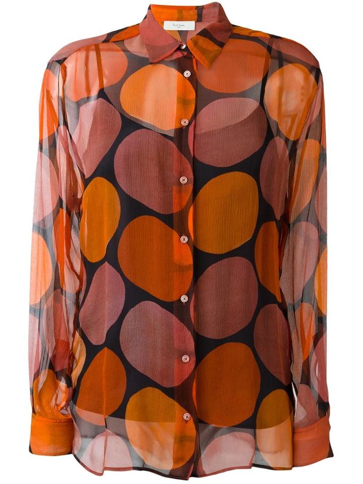 Paul By Paul Smith Circle Print Shirt