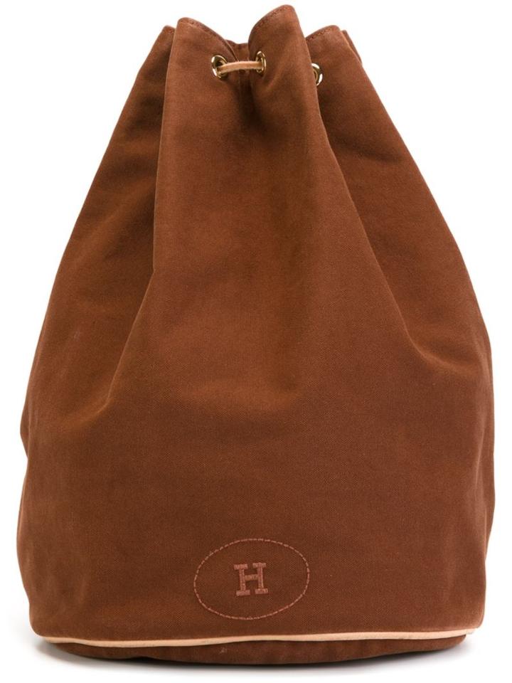 Hermès Vintage Drawstring Backpack