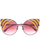 Fendi Eyewear 'hypnoshine' Fashion Show Sunglasses - Pink