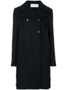 Valentino Double Breasted Coat - Black