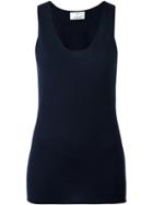 Allude Knit Long Tank Top - Blue