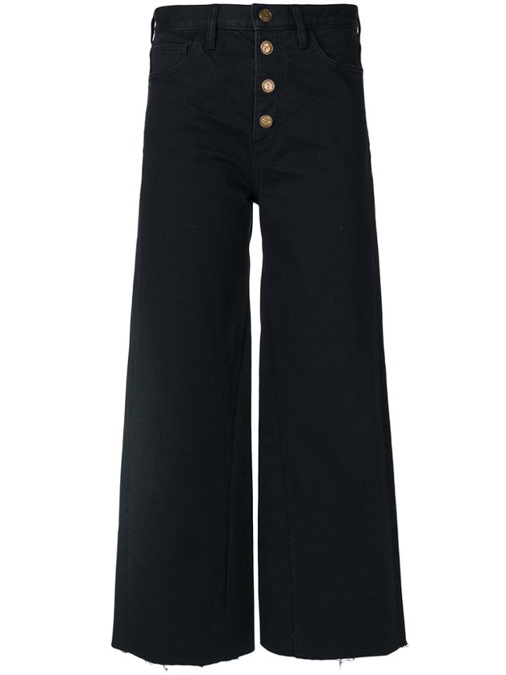 Mih Jeans Caron Cropped Trousers - Black