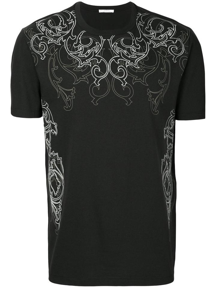Versace Collection - Baroque Print T-shirt - Men - Cotton - M, Black, Cotton