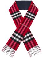 Burberry Runway 'parade' Scarf, Men's, Red, Cashmere