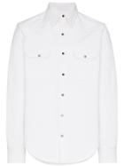 Calvin Klein Jeans Western Long Sleeve Collar Shirt - White