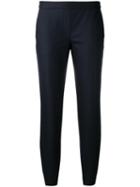 Theory Cropped Trousers, Women's, Size: 10, Blue, Cotton/polyamide/spandex/elastane/polyurethane