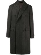 Caruso Double Breasted Coat - Grey
