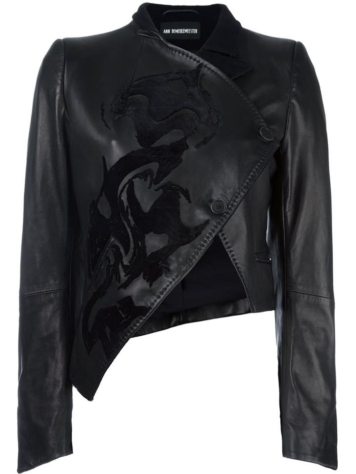 Ann Demeulemeester 'luvas' Asymmetric Jacket