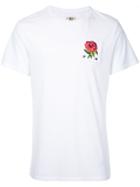 Kent & Curwen Embroidered Rose T-shirt - White