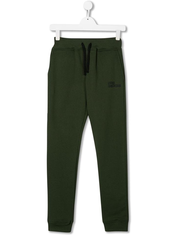 Ai Riders On The Storm Teen Fleece Logo Trousers - Green