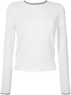 Rag & Bone Adriana Sweatshirt, Women's, Size: Small, White, Rayon/wool