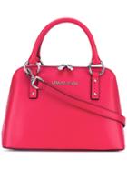 Armani Jeans - Zipped Tote - Women - Cotton/polyester/polyurethane/viscose - One Size, Red, Cotton/polyester/polyurethane/viscose