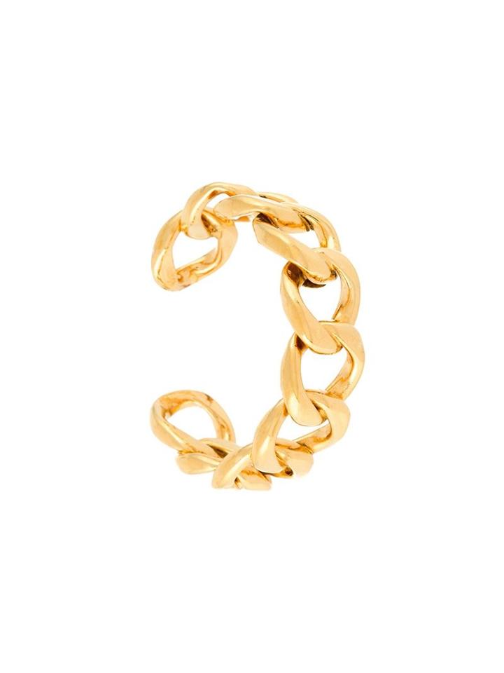Chanel Vintage 'rock Gourmette' Cuff, Women's, Metallic