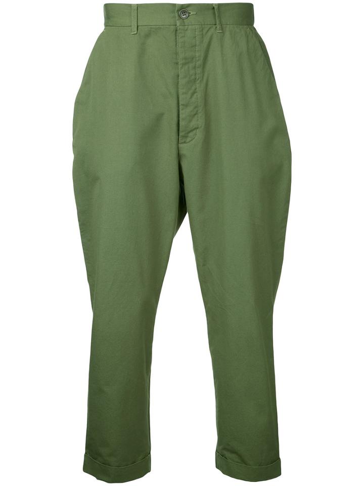 Marka - Jodhpurs Trousers - Men - Cotton - 1, Green, Cotton