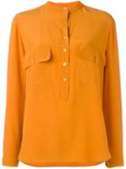 Stella Mccartney 'estelle' Shirt, Women's, Size: 38, Yellow/orange, Silk
