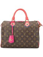 Louis Vuitton Vintage Speedy 30 Flamingo Monogram Tote - Brown