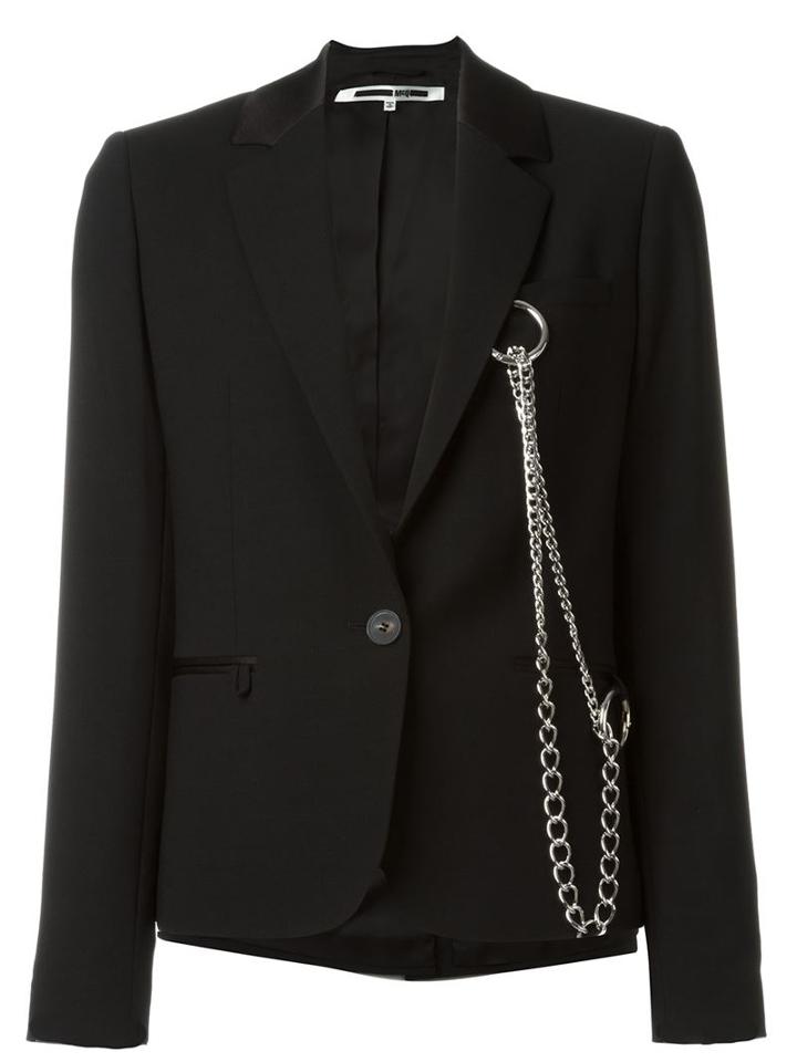 Mcq Alexander Mcqueen Chain Detail Blazer