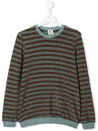 Caffe' D'orzo Striped Pattern Jumper - Blue