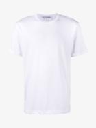 Comme Des Garçons Shirt Logo White T-shirt, Men's, Size: Medium, Cotton