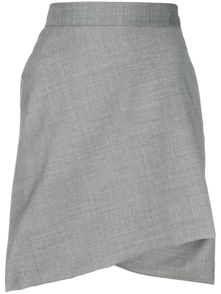 Vivienne Westwood Asymmetric Mini Skirt - Grey