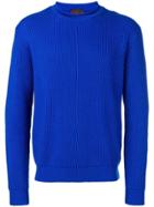 Altea Ribbed Knit Sweater - Blue