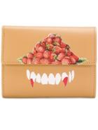 Undercover Strawberry Vampire Teeth Printed Wallet - Nude & Neutrals
