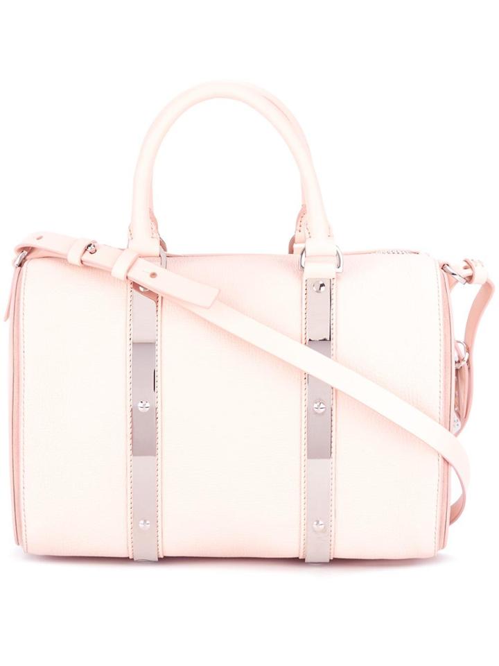 Sophie Hulme Double Straps Tote - Pink & Purple
