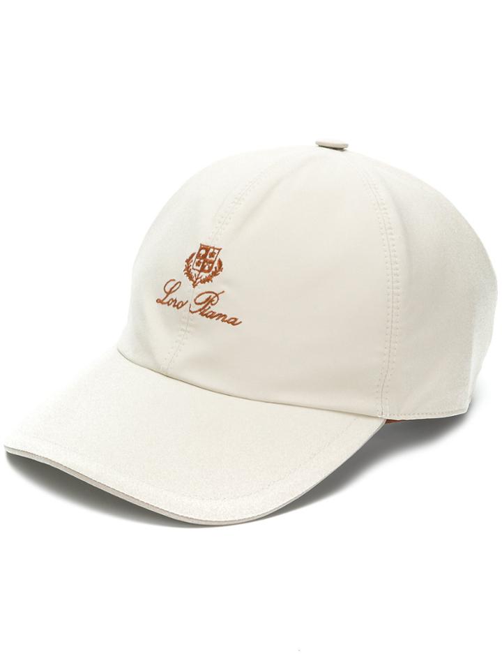 Loro Piana Logo Baseball Cap - Nude & Neutrals