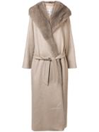 Max Mara Wrap Coat - Nude & Neutrals