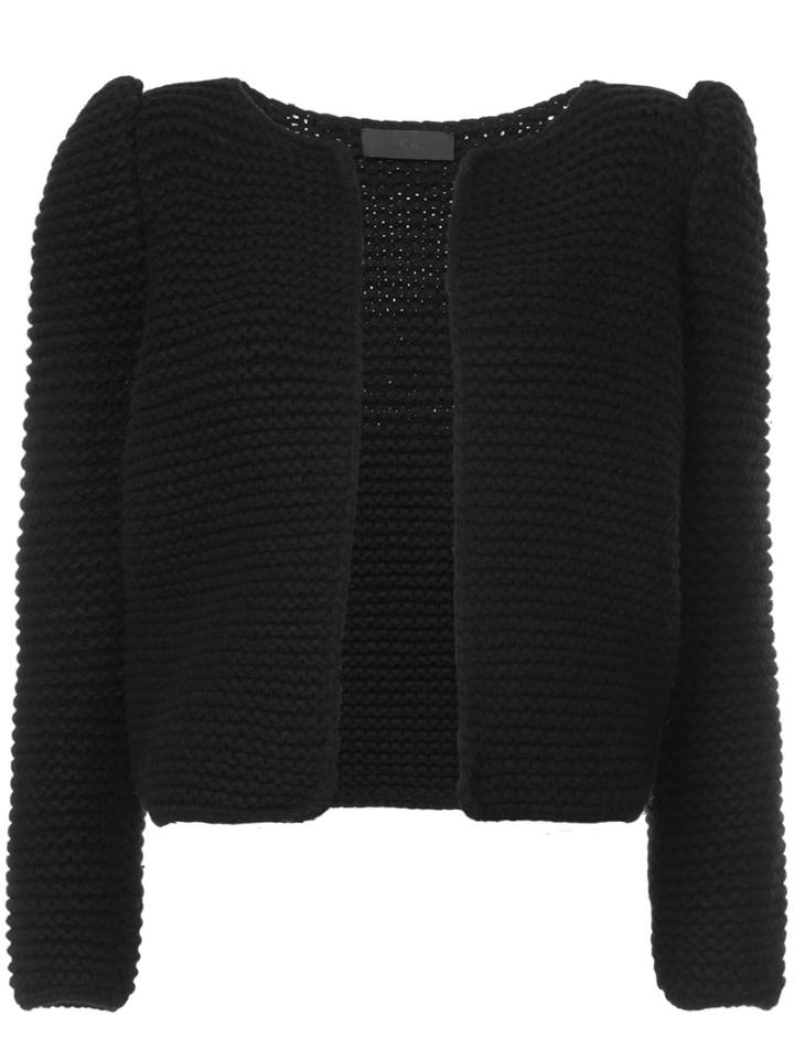 Co - Fitted Jacket - Women - Merino - S, Black, Merino