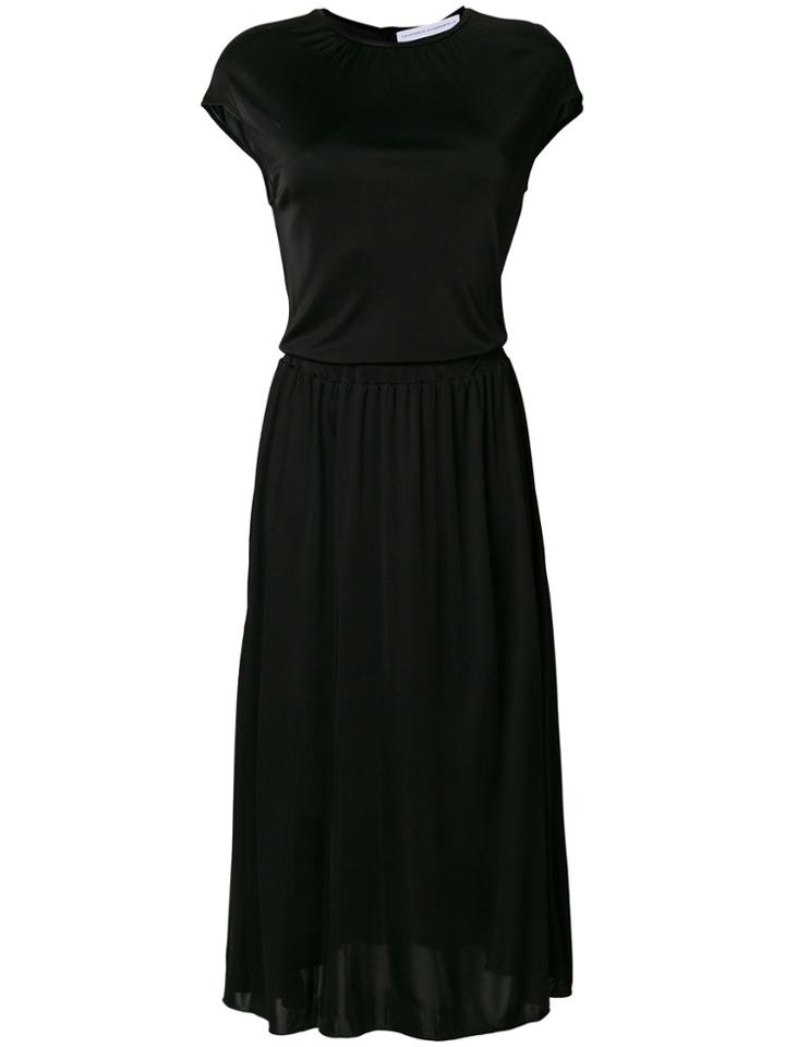 Francesco Scognamiglio Flowing Dress - Black