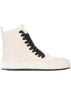 Ann Demeulemeester Lace-up Ankle Boots - White