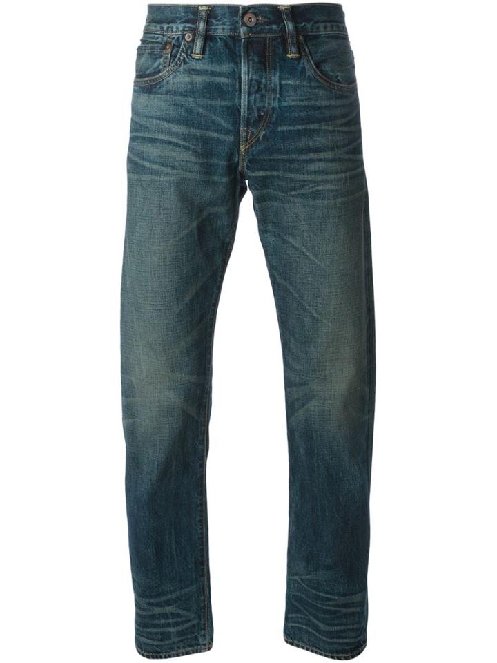 Simon Miller Regular Fit Jeans, Men's, Size: 33/32, Blue, Cotton