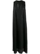 Pierantoniogaspari Dotted Maxi Dress - Black