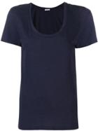 Moncler V-neck T-shirt - Blue