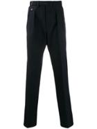 Lardini Pleated Slim Fit Chinos - Blue