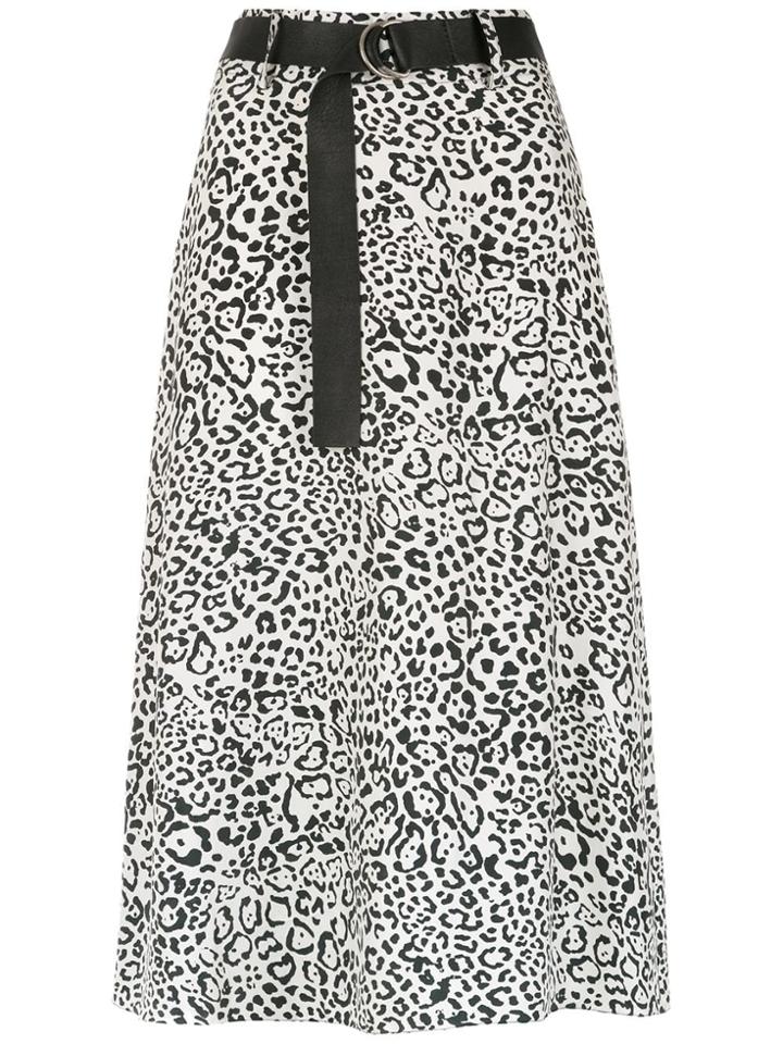 Nk Midi Printed Skirt - White