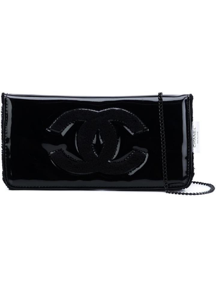 Chanel Vintage Cc Logo Shoulder Bag, Women's, Black
