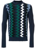 Prada Chevron Jumper - Blue